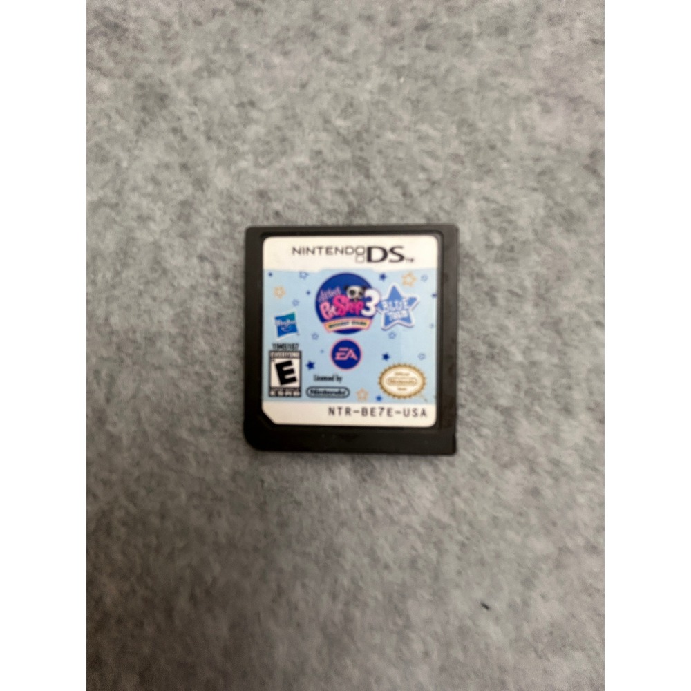 Littlest Pet Shop 3 Blue Team Biggest Stars Nintendo DS NTR-BE7E-USA Cartridge